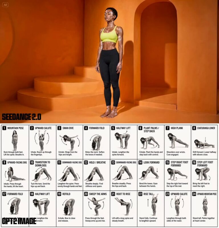 AI-Generated Yoga Flow Sequence