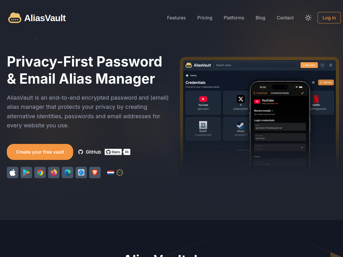 A Privacy Nerd's Dream: Password Manager That Creates Email Aliases